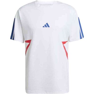 T-shirt με κοντά μανίκια adidas JN2578 Άσπρο Small αρσενικός T-shirt με κοντά μανίκια adidas JN2578 Άσπρο Small αρσενικός