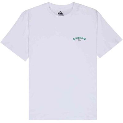 T-shirt με κοντά μανίκια Quiksilver Tap In Άσπρο Small αρσενικός T-shirt με κοντά μανίκια Quiksilver Tap In Άσπρο Small αρσενικός