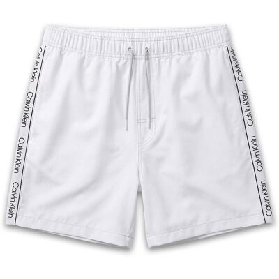 Μαγιό Calvin Klein Jeans Medium Drawstring Core Άσπρο Extra Large αρσενικός Μαγιό Calvin Klein Jeans Medium Drawstring Core Άσπρο Extra Large αρσενικός