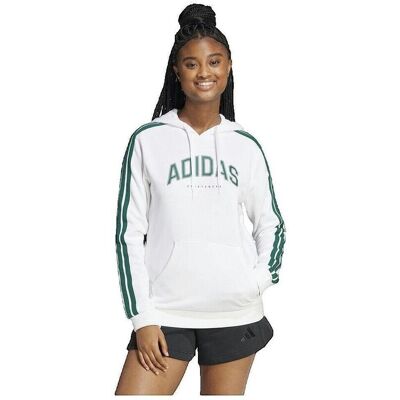Φούτερ adidas Sweat à capuche Lounge Soft Side Graphic Άσπρο Small αρσενικός Φούτερ adidas Sweat à capuche Lounge Soft Side Graphic Άσπρο Small αρσενικός