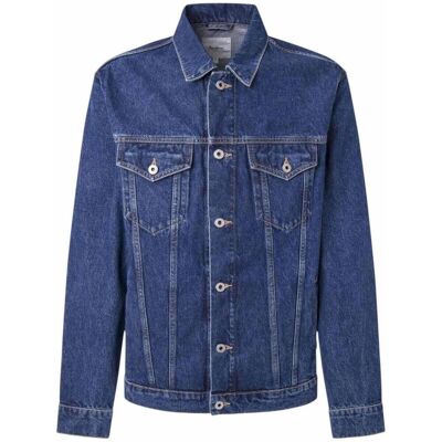 Τζιν Μπουφάν/Jacket Pepe jeans PM402715HW5 000 Μπλέ Medium αρσενικός Τζιν Μπουφάν/Jacket Pepe jeans PM402715HW5 000 Μπλέ Medium αρσενικός