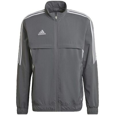 Σακάκια adidas Veste Condivo 22 slim Grey Medium αρσενικός Σακάκια adidas Veste Condivo 22 slim Grey Medium αρσενικός