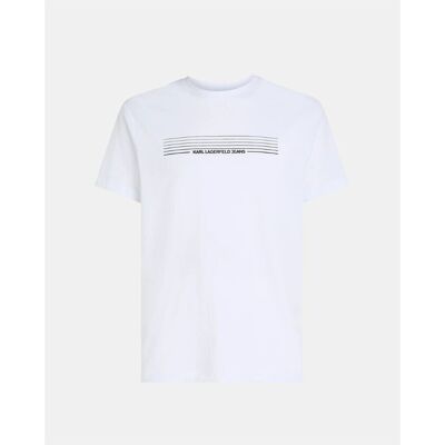 T-shirt με κοντά μανίκια Karl Lagerfeld B3M17001 Άσπρο Extra Small αρσενικός T-shirt με κοντά μανίκια Karl Lagerfeld B3M17001 Άσπρο Extra Small αρσενικός