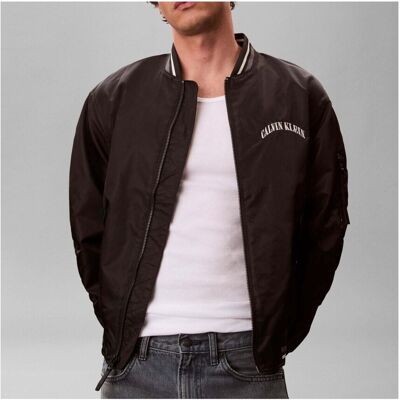 Δερμάτινο Μπουφάν Calvin Klein Jeans Lv04rf510g Black Small Δερμάτινο Μπουφάν Calvin Klein Jeans Lv04rf510g Black Small
