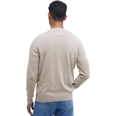 Πουλόβερ Barbour PIMA COTTON CREW MKN0932 Beige Small αρσενικός Πουλόβερ Barbour PIMA COTTON CREW MKN0932 Beige Small αρσενικός