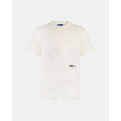 T-shirt με κοντά μανίκια Karl Lagerfeld B3M17005 Άσπρο Extra Large αρσενικός T-shirt με κοντά μανίκια Karl Lagerfeld B3M17005 Άσπρο Extra Large αρσενικός
