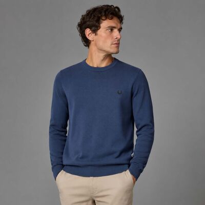 Φούτερ Fred Perry Fp Pique Stitch Jumper Μπλέ 2X-Large αρσενικός Φούτερ Fred Perry Fp Pique Stitch Jumper Μπλέ 2X-Large αρσενικός