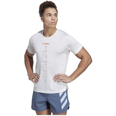 T-shirt με κοντά μανίκια adidas T-shirt de course Trail Running AEROREADY blanc Άσπρο Large αρσενικός T-shirt με κοντά μανίκια adidas T-shirt de course Trail Running AEROREADY blanc Άσπρο Large αρσενικός