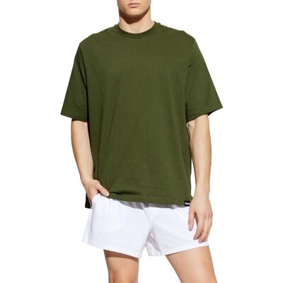 T-shirt με κοντά μανίκια Dsquared d9m3z6280-302 Green Small αρσενικός T-shirt με κοντά μανίκια Dsquared d9m3z6280-302 Green Small αρσενικός