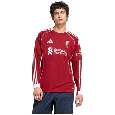 Μπλουζάκια με μακριά μανίκια adidas T-shirt Football Jersey AEROREADY slim fit Red Small αρσενικός Μπλουζάκια με μακριά μανίκια adidas T-shirt Football Jersey AEROREADY slim fit Red Small αρσενικός