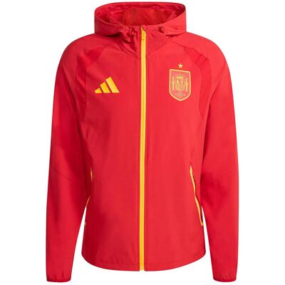 Μπουφάν adidas Veste Spain Tiro Travel coupe-vent rouge Red Large αρσενικός Μπουφάν adidas Veste Spain Tiro Travel coupe-vent rouge Red Large αρσενικός