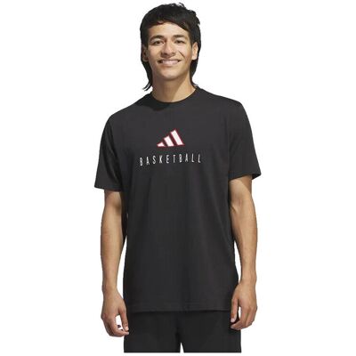 T-shirt με κοντά μανίκια adidas T-shirt Worldwide Hoops Logo Performance Graphic coton Black Large αρσενικός T-shirt με κοντά μανίκια adidas T-shirt Worldwide Hoops Logo Performance Graphic coton Black Large αρσενικός