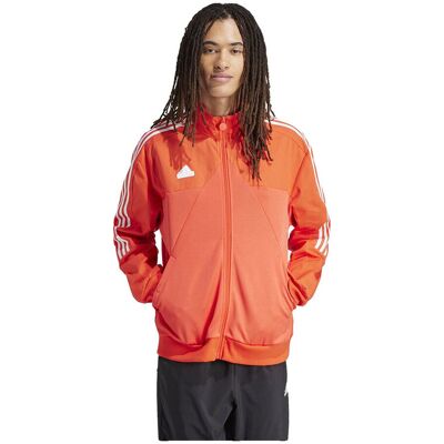 Ζακέτα adidas Veste de survêtement Tiro Q1 coupe ample et zippée Red Large αρσενικός Ζακέτα adidas Veste de survêtement Tiro Q1 coupe ample et zippée Red Large αρσενικός