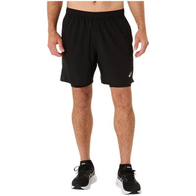 Αθλητικά σορτς Asics Core 2n1 7 ιντσών - Μαύρα Αθλητικά σορτς Asics Core 2n1 7 ιντσών - Μαύρα