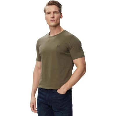 T-shirt με κοντά μανίκια BOSS Tales 10242631 02 50508584 Green Small αρσενικός T-shirt με κοντά μανίκια BOSS Tales 10242631 02 50508584 Green Small αρσενικός