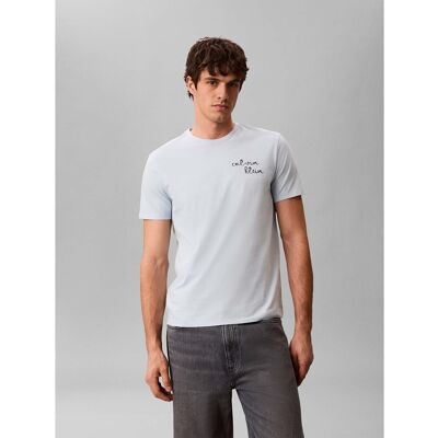 T-shirts & Polos Calvin Klein Jeans Ss 30S Eu Ck Trvl Li Marine Large αρσενικός T-shirts & Polos Calvin Klein Jeans Ss 30S Eu Ck Trvl Li Marine Large αρσενικός