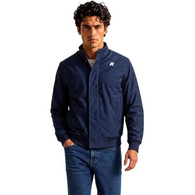 Μπουφάν K-Way Arsene Warm Micro Canvas K4157DW Μπλέ Extra Large αρσενικός Μπουφάν K-Way Arsene Warm Micro Canvas K4157DW Μπλέ Extra Large αρσενικός