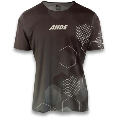 T-shirts & Polos Ande Kima Black Small αρσενικός T-shirts & Polos Ande Kima Black Small αρσενικός