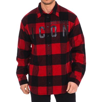 Πουκάμισο με μακριά μανίκια Dsquared S79DL0007-S53139 Multicolour FR 50 αρσενικός Πουκάμισο με μακριά μανίκια Dsquared S79DL0007-S53139 Multicolour FR 50 αρσενικός