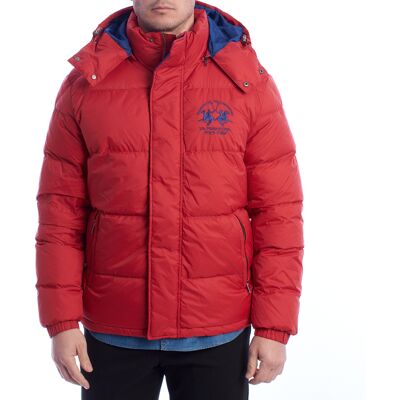Σακάκια La Martina XMO016-PA076 Red Large αρσενικός Σακάκια La Martina XMO016-PA076 Red Large αρσενικός
