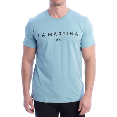 T-shirt με κοντά μανίκια La Martina YMR005-JS206 Μπλέ 2X-Large αρσενικός T-shirt με κοντά μανίκια La Martina YMR005-JS206 Μπλέ 2X-Large αρσενικός