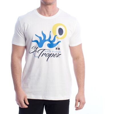 T-shirt με κοντά μανίκια La Martina YMR317-JS395 Άσπρο 2X-Large αρσενικός T-shirt με κοντά μανίκια La Martina YMR317-JS395 Άσπρο 2X-Large αρσενικός