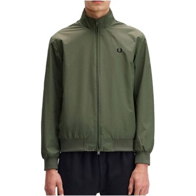 Σακάκια Fred Perry The Brentham Jacket Green Extra Large αρσενικός Σακάκια Fred Perry The Brentham Jacket Green Extra Large αρσενικός