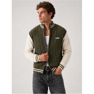 Μπουφάν / Ζακέτες Guess M6BR09Z1232 Green Extra Large αρσενικός Μπουφάν / Ζακέτες Guess M6BR09Z1232 Green Extra Large αρσενικός