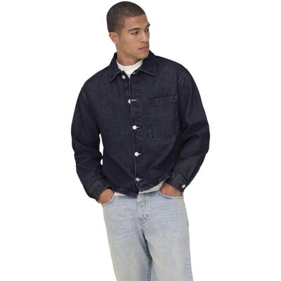 Τζιν Μπουφάν/Jacket Only & Sons Onssprick Box Azg Dnm Jacket 22033420 Μπλέ Small αρσενικός Τζιν Μπουφάν/Jacket Only & Sons Onssprick Box Azg Dnm Jacket 22033420 Μπλέ Small αρσενικός