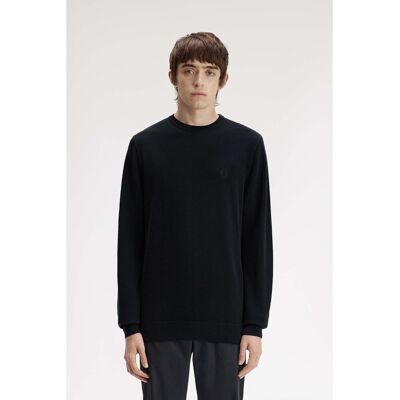 Σακάκια Fred Perry Fp Pique Stitch Jumper Μπλέ Small αρσενικός Σακάκια Fred Perry Fp Pique Stitch Jumper Μπλέ Small αρσενικός