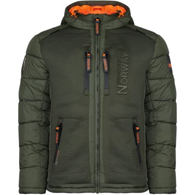 Χοντρό μπουφάν Geographical Norway BEACHWOOD Kaki Medium αρσενικός Χοντρό μπουφάν Geographical Norway BEACHWOOD Kaki Medium αρσενικός
