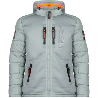 Χοντρό μπουφάν Geographical Norway BEACHWOOD Grey 2X-Large αρσενικός Χοντρό μπουφάν Geographical Norway BEACHWOOD Grey 2X-Large αρσενικός