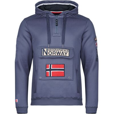 Πουλόβερ Geographical Norway GYMCLASS Μπλέ 3X-Large αρσενικός Πουλόβερ Geographical Norway GYMCLASS Μπλέ 3X-Large αρσενικός
