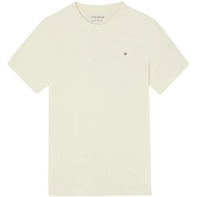 T-shirt με κοντά μανίκια Silbon FW261020407297 Beige Small αρσενικός T-shirt με κοντά μανίκια Silbon FW261020407297 Beige Small αρσενικός