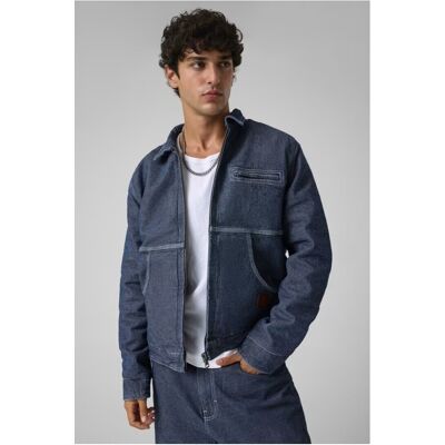 Τζιν Μπουφάν/Jacket Guess M6BN70D1868 Μπλέ Medium αρσενικός Τζιν Μπουφάν/Jacket Guess M6BN70D1868 Μπλέ Medium αρσενικός