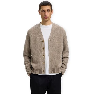 Μπουφάν / Ζακέτες Selected Noos Cody Cardigan - Oatmeal Beige Large αρσενικός Μπουφάν / Ζακέτες Selected Noos Cody Cardigan - Oatmeal Beige Large αρσενικός