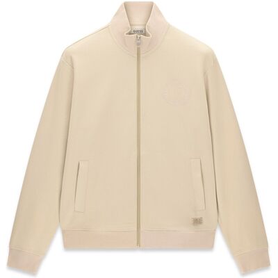 Σακάκια Guess Ls Harris Twill Full Zip Jacke Beige Extra Large αρσενικός Σακάκια Guess Ls Harris Twill Full Zip Jacke Beige Extra Large αρσενικός