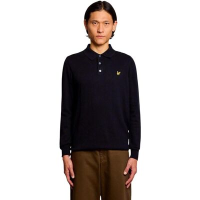 Πουλόβερ Lyle & Scott Cotton Merino Long Sleeve Knit 263MLSKN2113VC Μπλέ Small αρσενικός Πουλόβερ Lyle & Scott Cotton Merino Long Sleeve Knit 263MLSKN2113VC Μπλέ Small αρσενικός