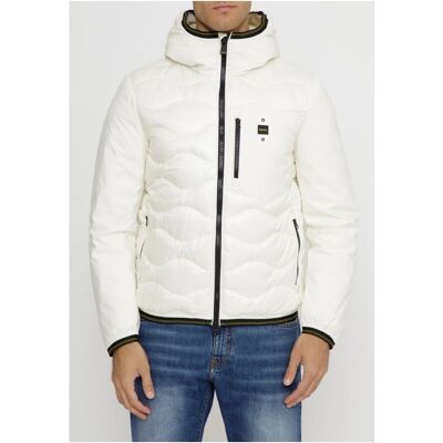Μπουφάν Blauer 26WBLUC08068 Άσπρο Extra Large αρσενικός Μπουφάν Blauer 26WBLUC08068 Άσπρο Extra Large αρσενικός
