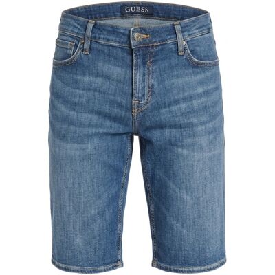 Shorts & Βερμούδες Guess Sonny Short Μπλέ US 28 αρσενικός Shorts & Βερμούδες Guess Sonny Short Μπλέ US 28 αρσενικός