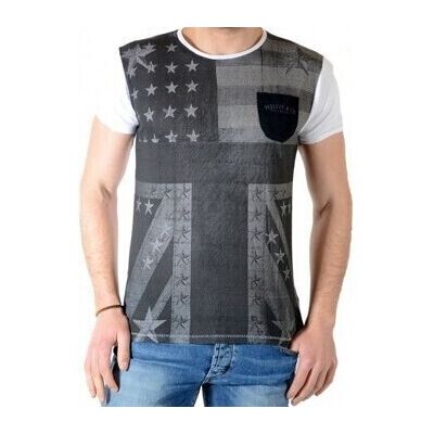 T-shirt με κοντά μανίκια Deeluxe 54513 Άσπρο Small αρσενικός T-shirt με κοντά μανίκια Deeluxe 54513 Άσπρο Small αρσενικός