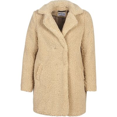 Παλτό Noisy May NMGABI Beige Extra Large θηλυκός Παλτό Noisy May NMGABI Beige Extra Large θηλυκός