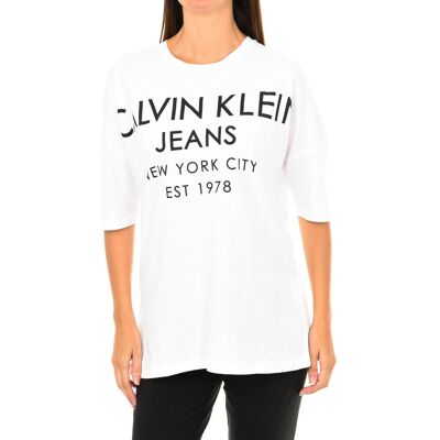 T-shirt με κοντά μανίκια Calvin Klein Jeans J20J204632-112 Άσπρο Small θηλυκός T-shirt με κοντά μανίκια Calvin Klein Jeans J20J204632-112 Άσπρο Small θηλυκός