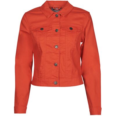 Τζιν Μπουφάν/Jacket Noisy May NMDEBRA Red Extra Small θηλυκός Τζιν Μπουφάν/Jacket Noisy May NMDEBRA Red Extra Small θηλυκός