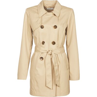 Καπαρτίνες Only ONLVALERIE Beige Extra Small θηλυκός Καπαρτίνες Only ONLVALERIE Beige Extra Small θηλυκός