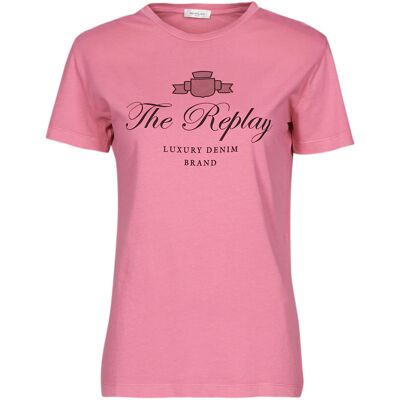 T-shirt με κοντά μανίκια Replay W3572A Ροζ Extra Small θηλυκός T-shirt με κοντά μανίκια Replay W3572A Ροζ Extra Small θηλυκός