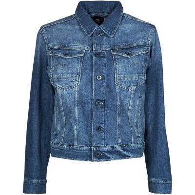 Τζιν Μπουφάν/Jacket G-Star Raw Arc 3d jacket Μπλέ Extra Small θηλυκός Τζιν Μπουφάν/Jacket G-Star Raw Arc 3d jacket Μπλέ Extra Small θηλυκός