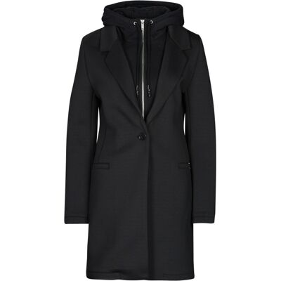 Παλτό Ikks BP44365 Black Extra Small θηλυκός Παλτό Ikks BP44365 Black Extra Small θηλυκός
