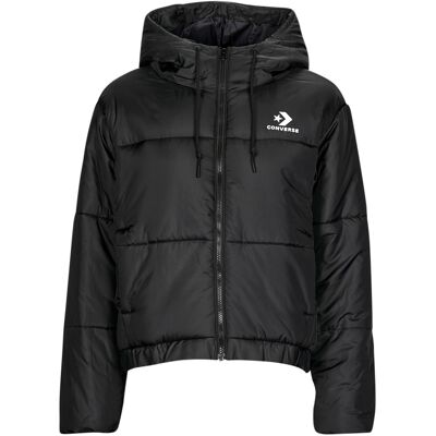 Χοντρό μπουφάν Converse SHORT PUFFER JACKET Black Small θηλυκός Χοντρό μπουφάν Converse SHORT PUFFER JACKET Black Small θηλυκός