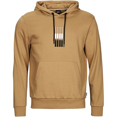 T-shirt με κουκούλα BOSS Seeger 117 Beige Small T-shirt με κουκούλα BOSS Seeger 117 Beige Small
